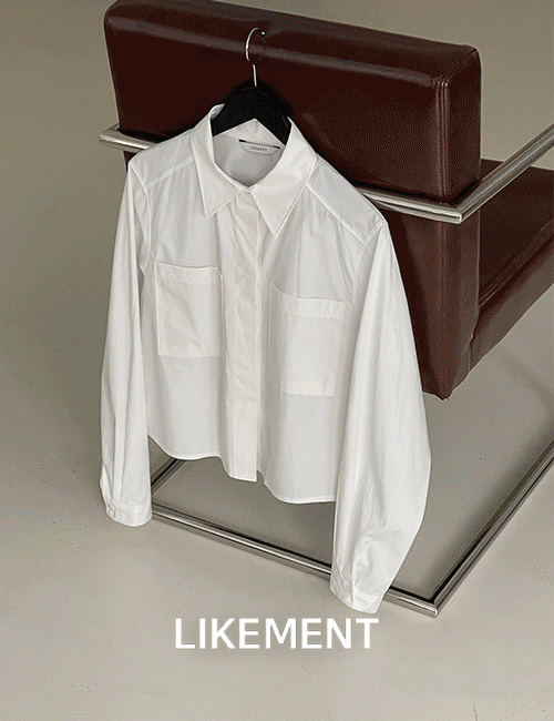 [라이크먼트] 카인토 투포켓 크롭 셔츠 (SH) - 3color - 라이크유